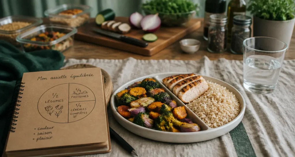 Plan alimentaire pour perte de poids : 30 végétaux par semaine et assiette idéale