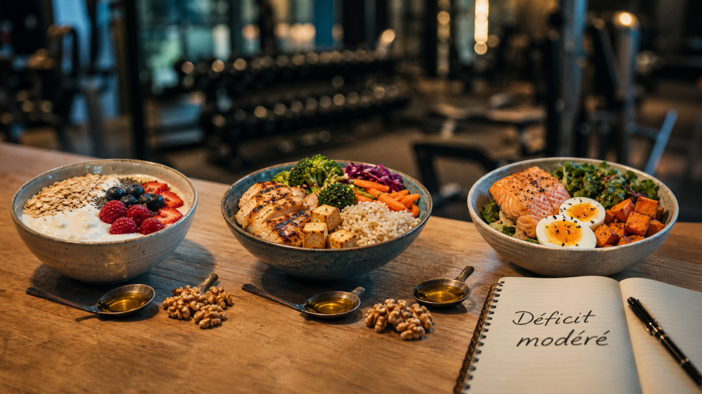Déficit modéré, protéines et repas rassasiants : la méthode pour prendre du muscle et perdre de la graisse