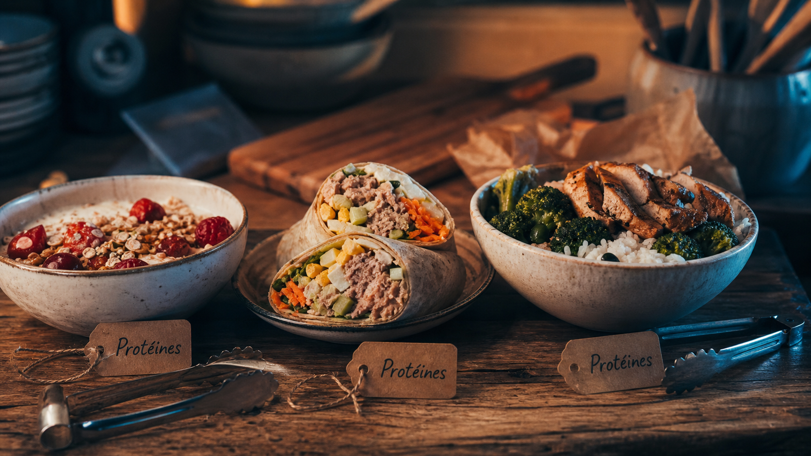 Recette riche en proteine musculation : bols protéinés pour la prise de masse