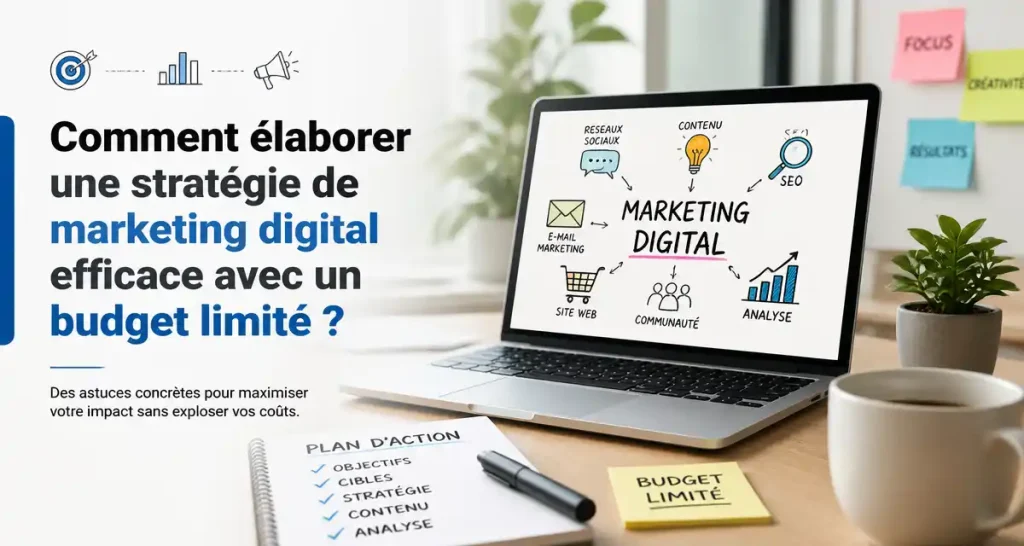 Comment élaborer une stratégie de marketing digital efficace avec un budget limité ?