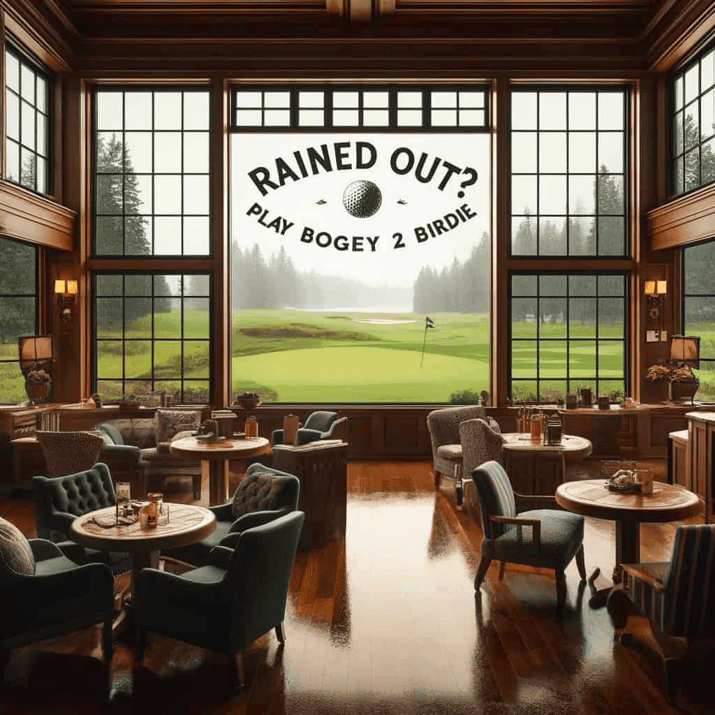 Bogey 2 Birdie can be played even when your golf game is rained out