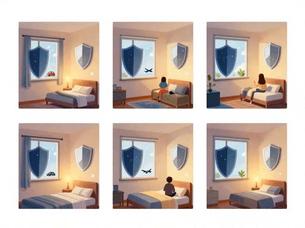 isolation phonique fenêtre par l'intérieur solutions selon bruit