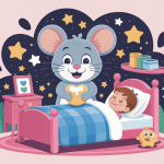 petit mot de la petite souris à imprimer illustration chambre enfant magique