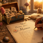 poème pour une grand mère écrit à la main