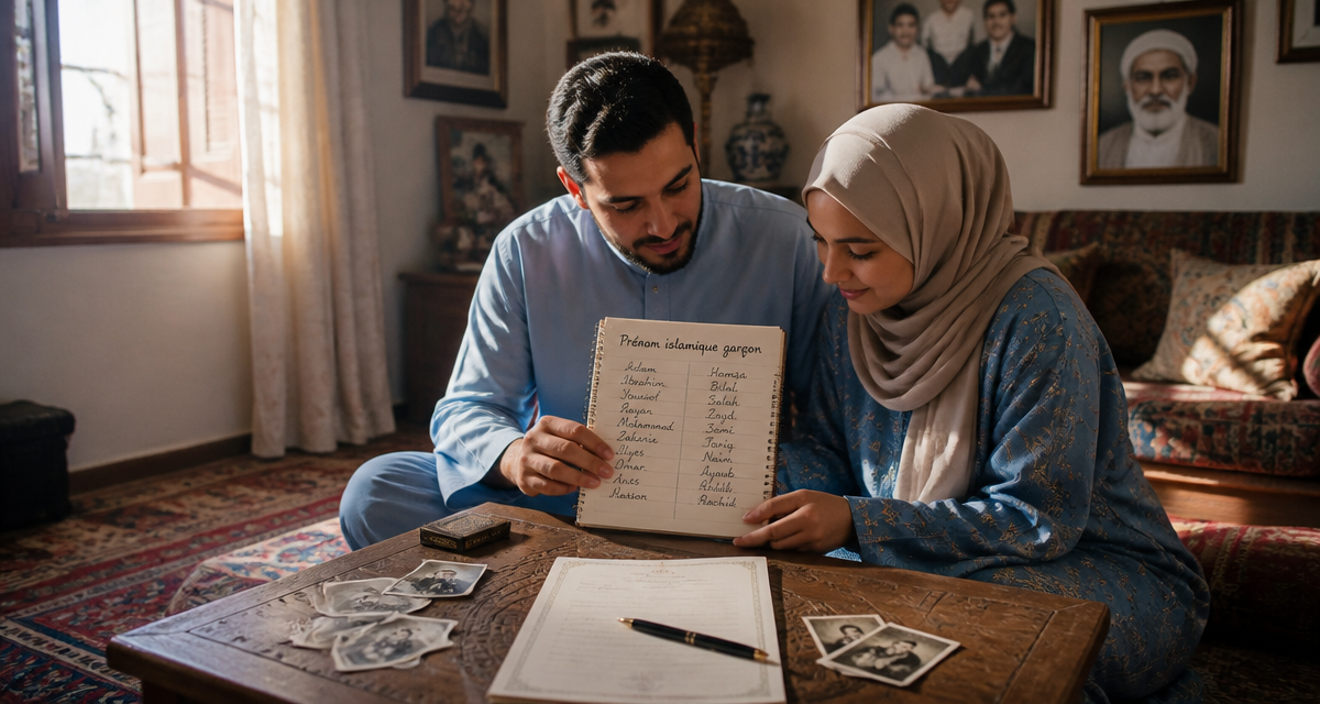 couple choisit prenom islamique garcon