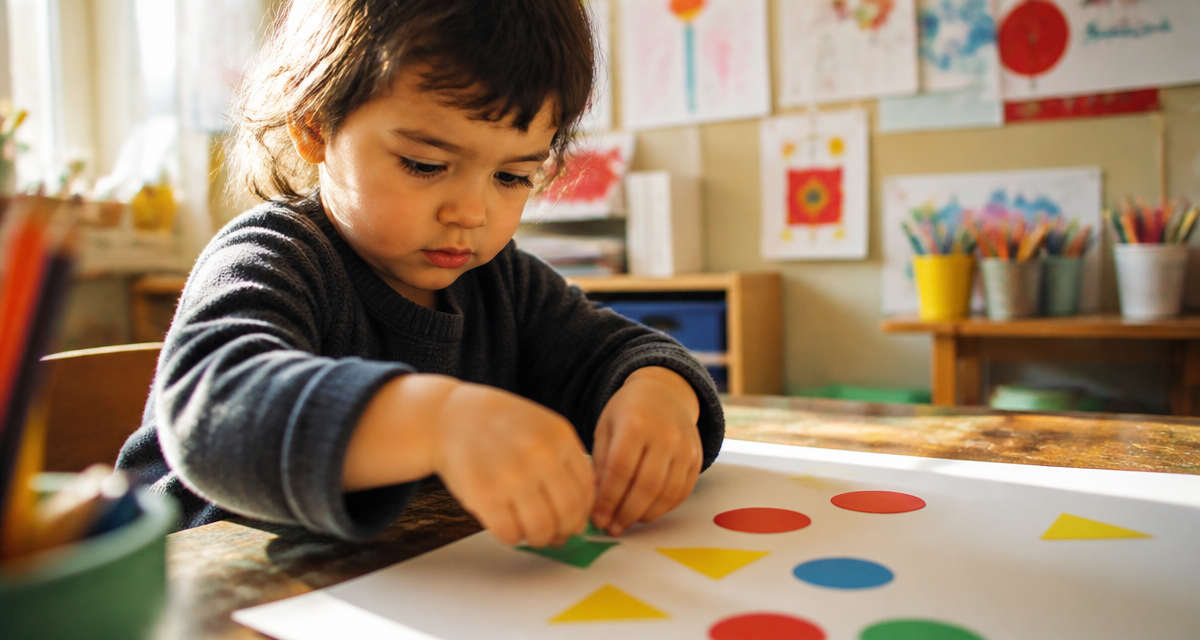 activité gommette maternelle enfant