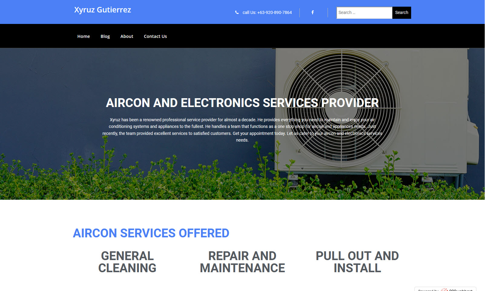 Air conditioning service provider specializing in HVAC repair, maintenance, and installation in [location], offering expert aircon servicing and electronic solutions by Bryan Aritcheta.