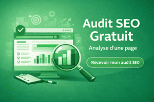 Analyse SEO gratuite pour site web, audit d'une page, optimisation SEO, bureau Van Hauten.