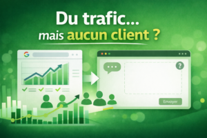 Trafic mais pas de client