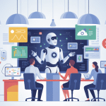 al in IA intégration bureau moderne