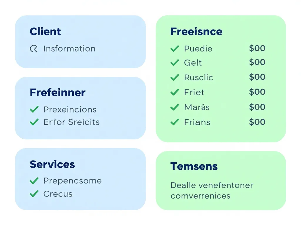 exemple devis pour auto entrepreneur schéma éléments clés