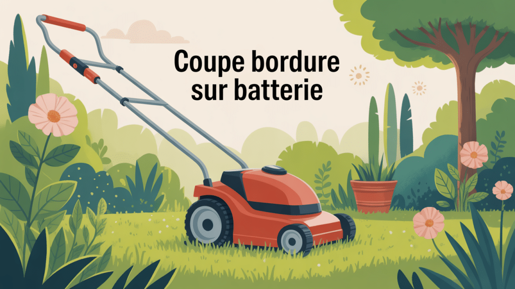 meilleur coupe bordure sur batterie illustration jardin moderne