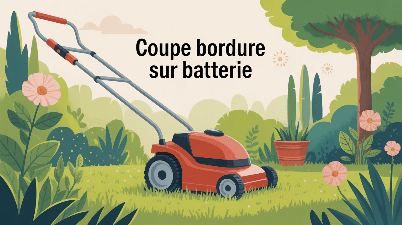 meilleur coupe bordure sur batterie illustration jardin moderne