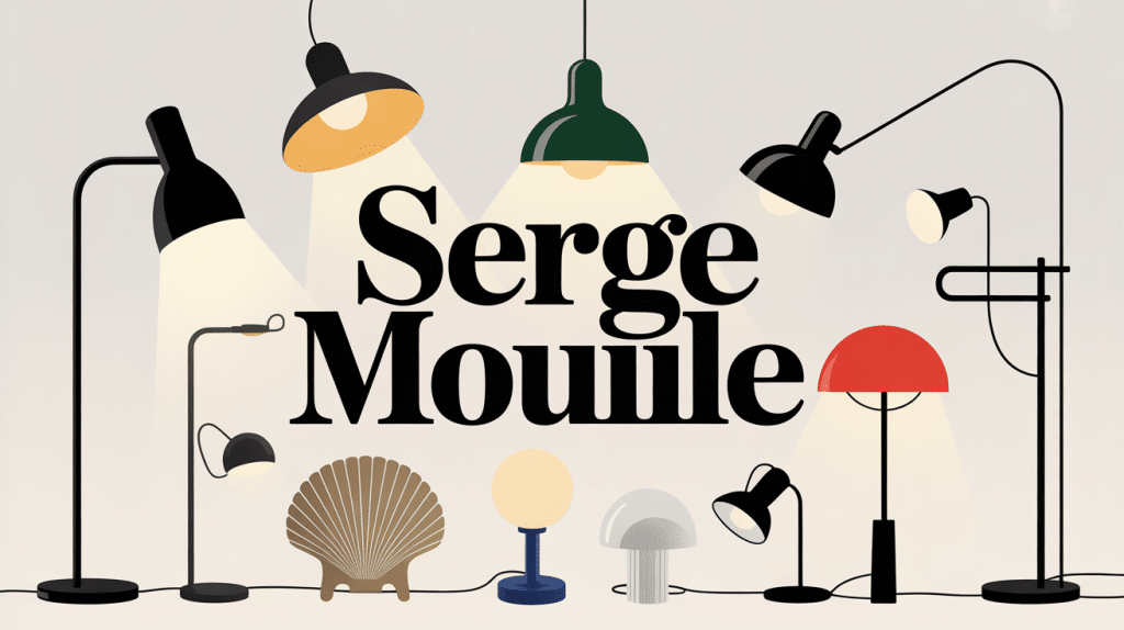 Univers Serge Mouille et lampes iconiques