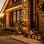 decoration noel exterieur maison lumineuse