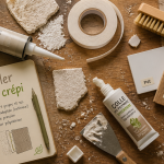 que peut on coller sur du crépi outils bricolage