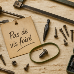 Outils pour pas de visse foiré sur établi