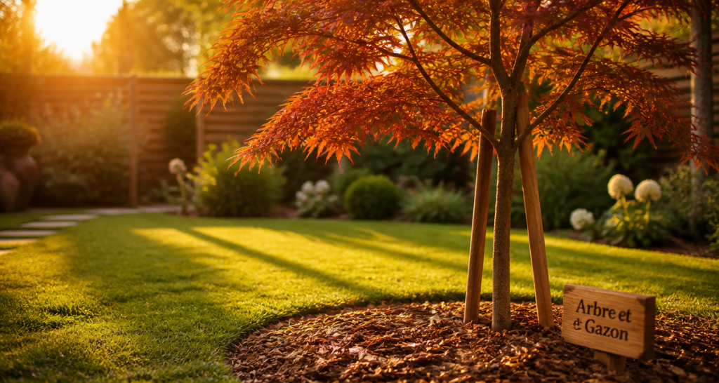 quel arbre planter au milieu d'une pelouse érable du Japon