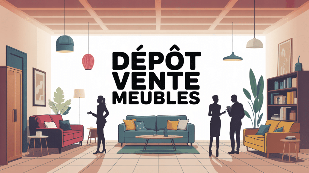 dépôt vente Seguin Meubles scène d’exposition lumineuse meubles variés
