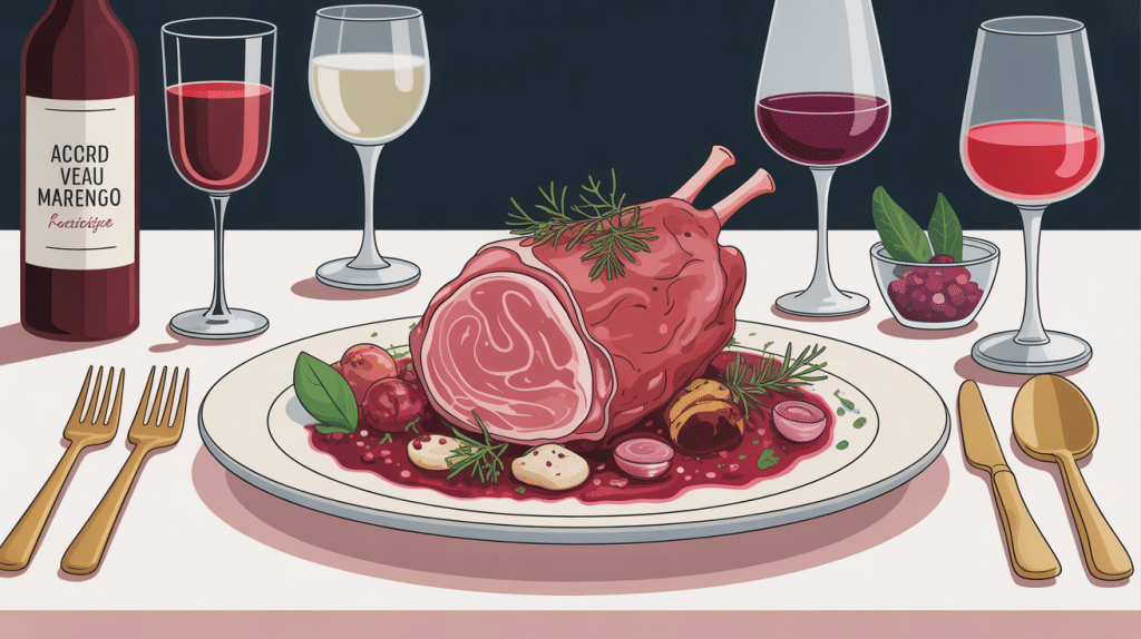Quel vin avec du veau Marengo choisir, plat traditionnel avec vins rouge blanc rosé