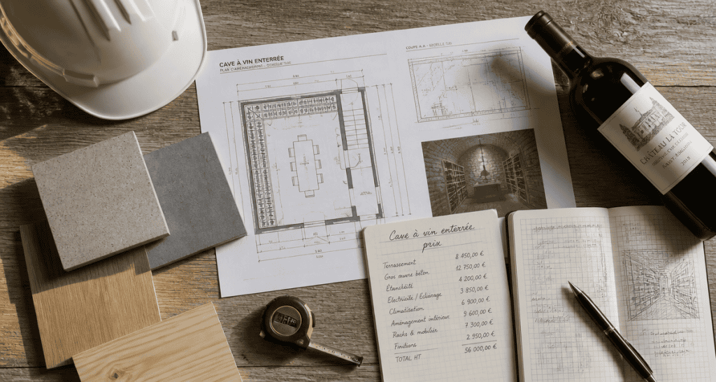 cave à vin enterrée prix plans et matériaux