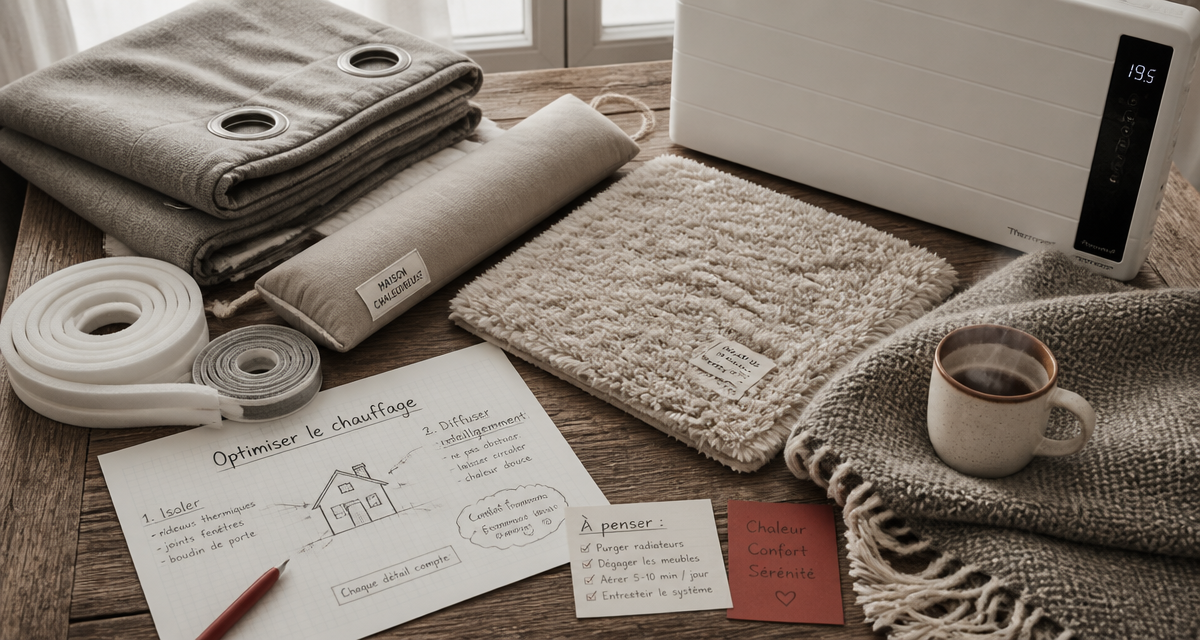 comment chauffer un appartement mal isolé avec accessoires et astuces