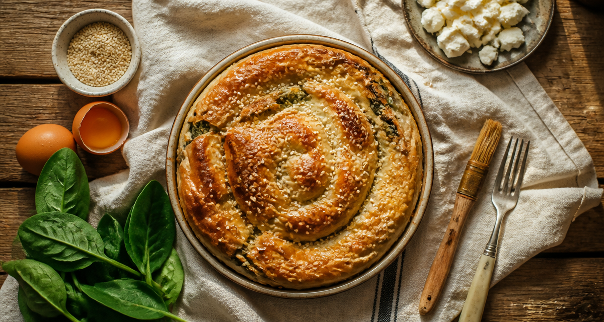 recette avec de la pate feuilletee byrek epinards feta