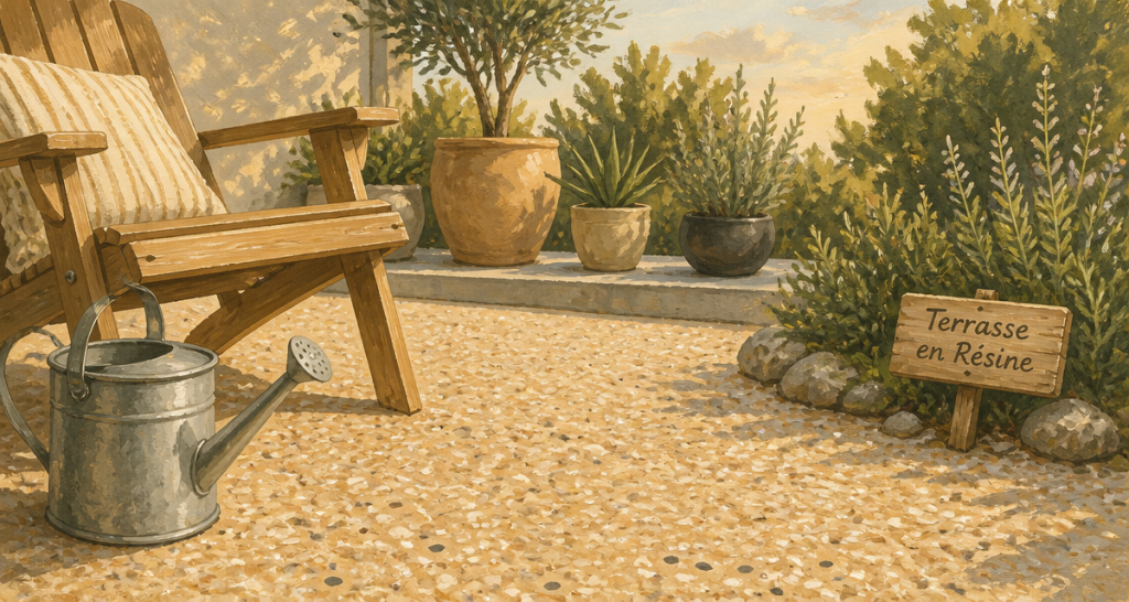 terrasse en résine avantage et inconvénient