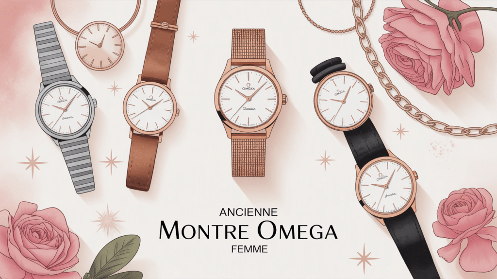 ancienne montre omega pour femme illustration chic et intemporelle