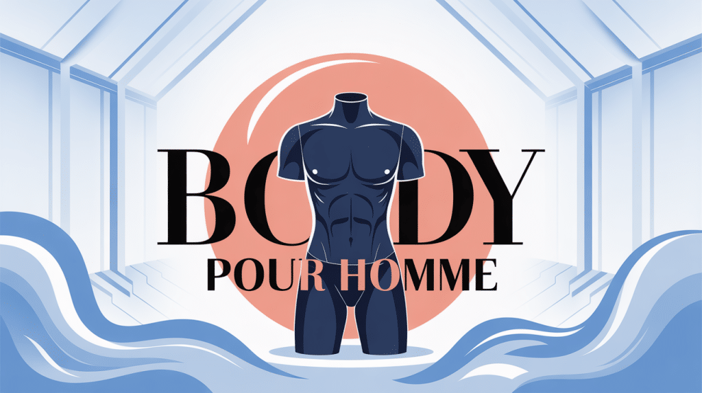 body pour homme stylisé moderne