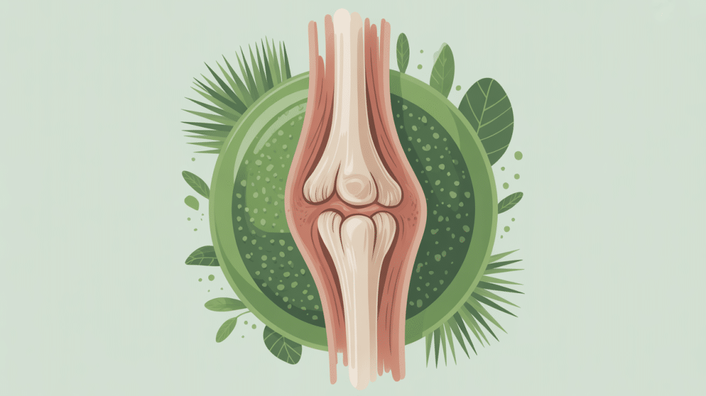 illustration du cataplasme argile verte pour tendinite applique sur tendon