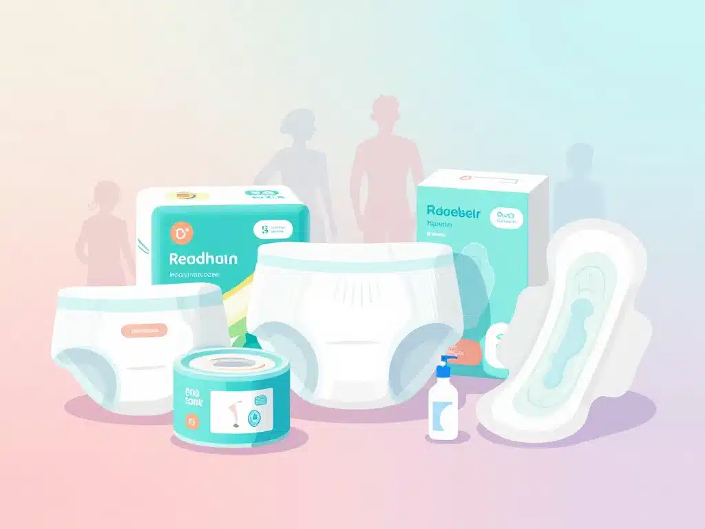 Produits Celyatis pour incontinence et hygiène