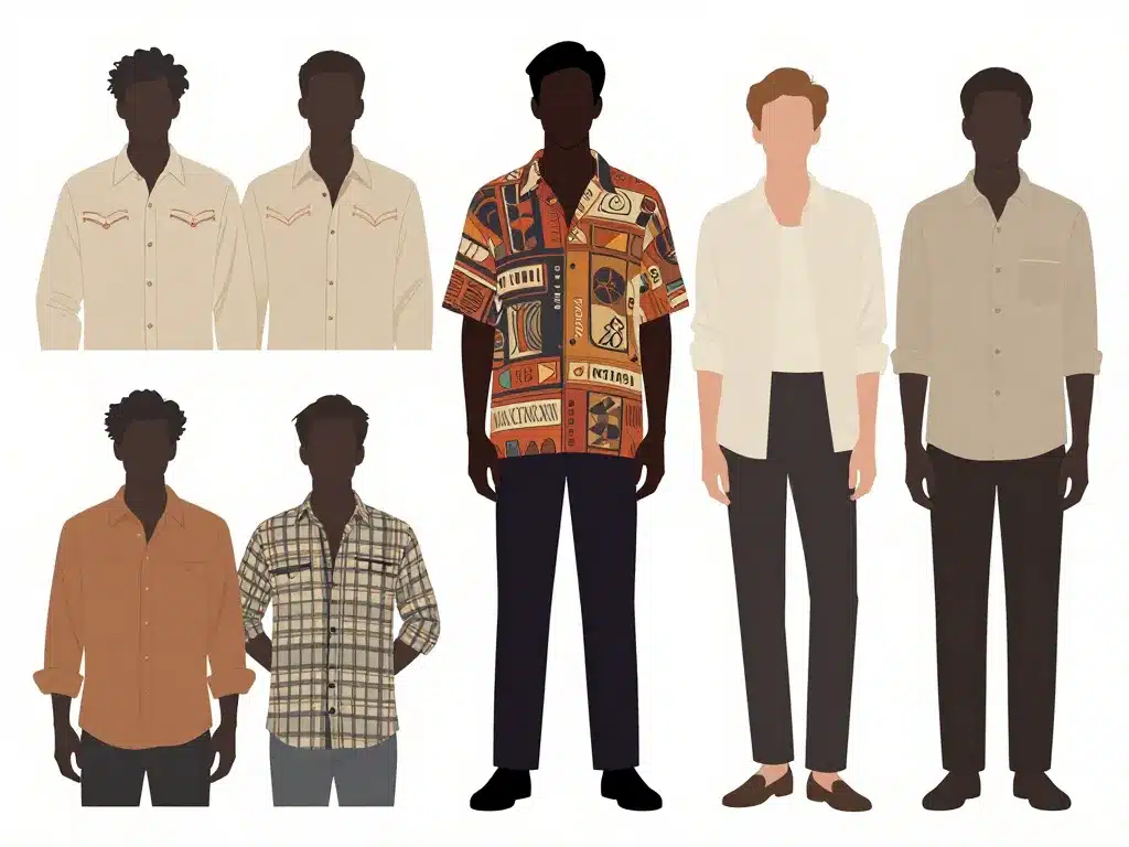 chemises vintage homme adaptées à chaque morphologie