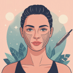 électrolyse visage avant / après en illustration, méthode épilation définitive