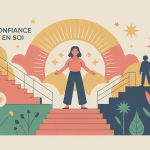 Être sûr de soi image illustration confiance en soi