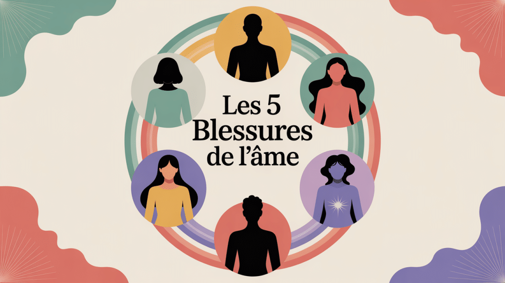 illustration centrale cercle les 5 blessures de l'âme