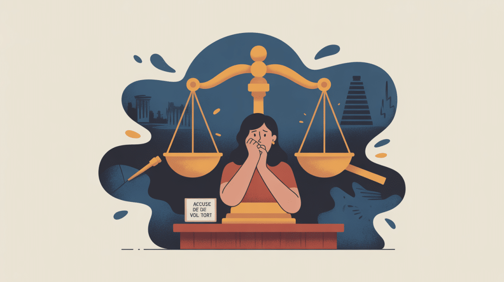 on m'accuse de vol à tort comment reagir illustration