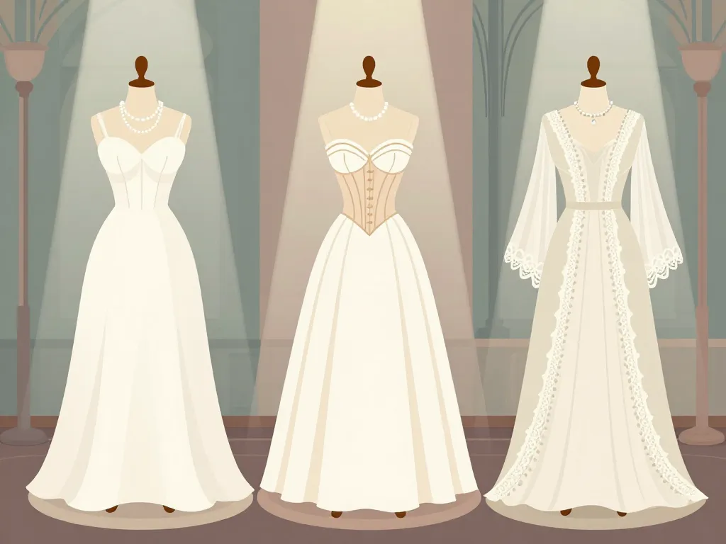 robes vintage mariage mannequins style français