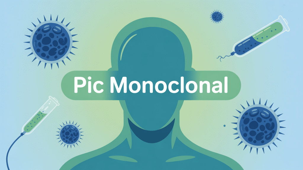 image rassurante bilan sanguin stress et pic monoclonal