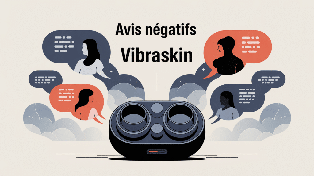 Avis négatifs vibraskin illustration vectorielle