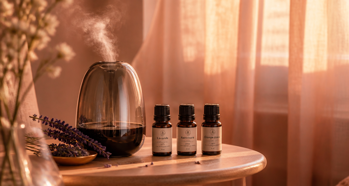 quelle huile essentielle pour diffuseur sur table élégante