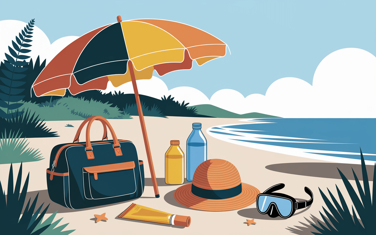 équipements plage de l'ostriconi corse sable mer