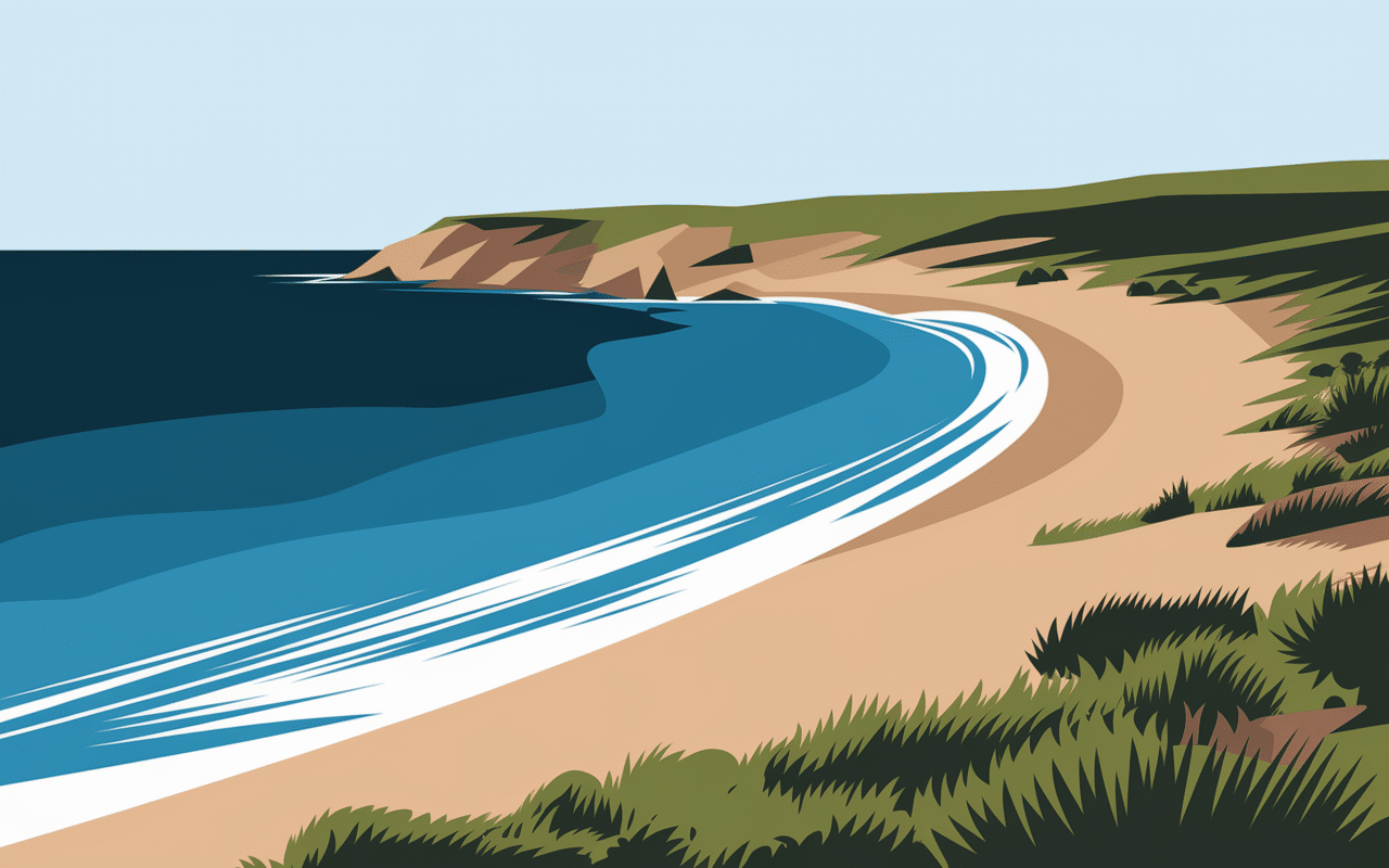 Plage de Tenutella côte sauvage et eaux transparentes