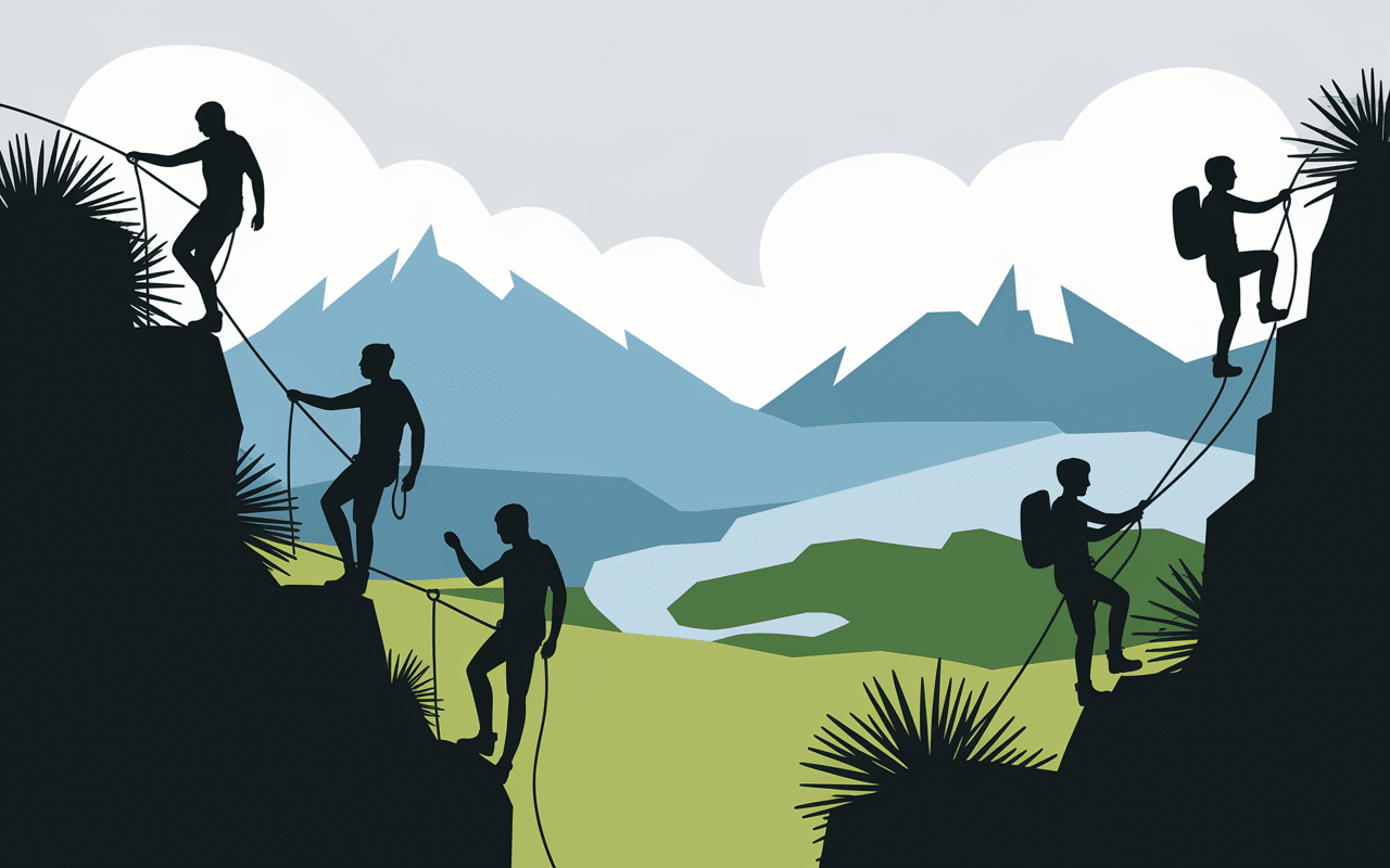 Trois parcours via ferrata Dordogne niveaux difficulté falaises