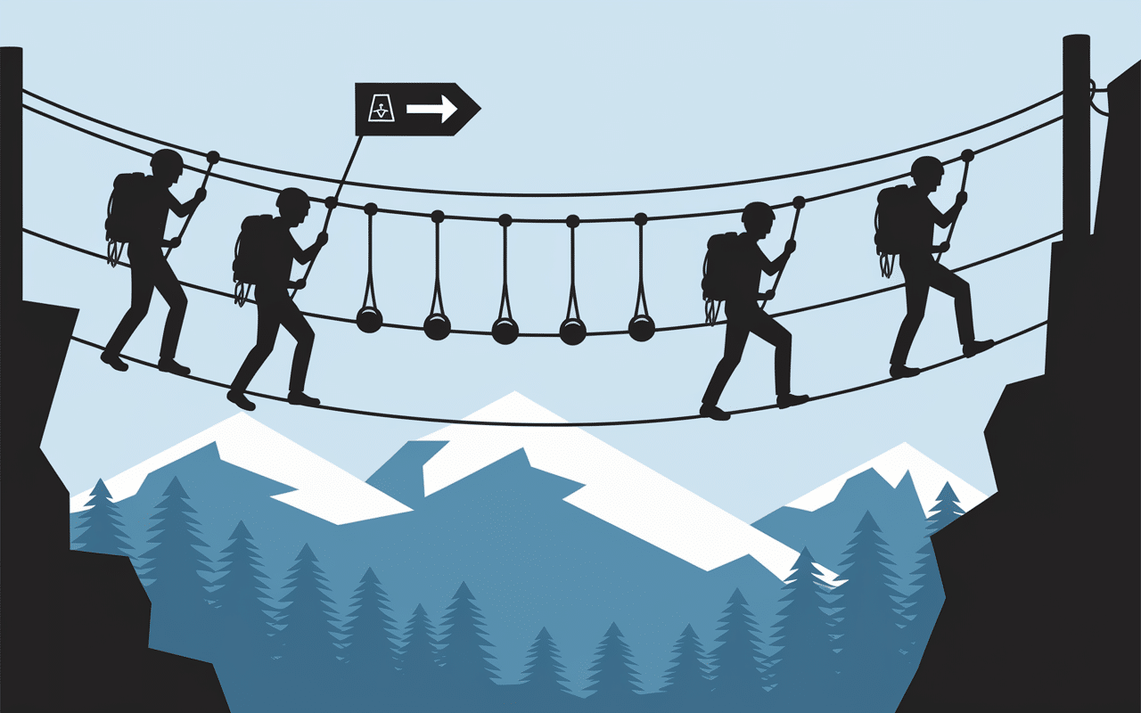 Grimpeurs via ferrata Lantosque différentes difficultés