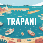 Ville Trapani panorama port salines moulins îles Egades