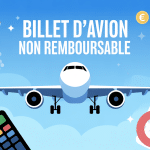 illustration comment se faire rembourser un billet d'avion non remboursable