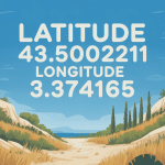 Vue nature latitude 43.6502211 longitude 3.374165