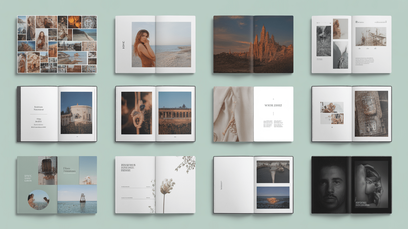 formats et mises en page exemple livre photo voyage
