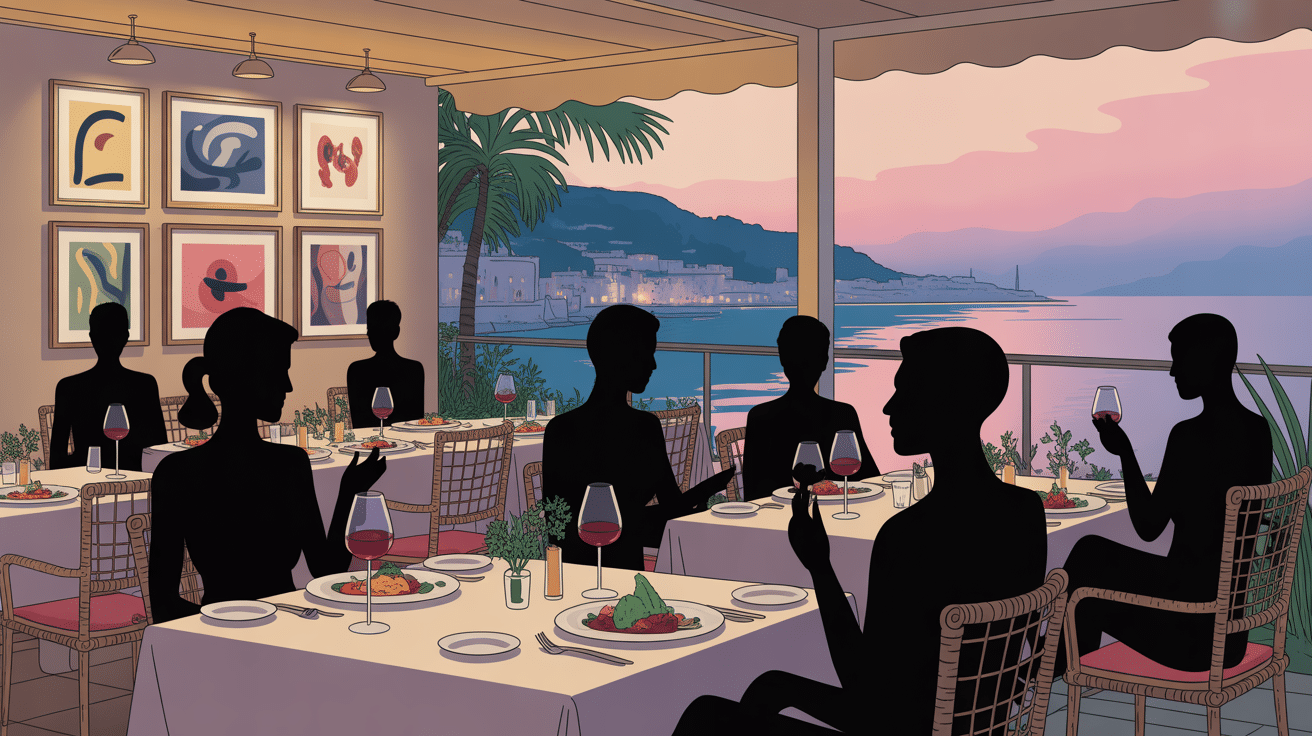 Carré d'Or Cannes restaurant galerie art vie raffinée